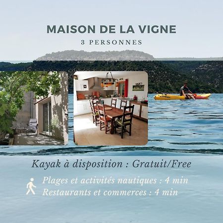 La Maison De La Vigne Bauduen Eksteriør billede