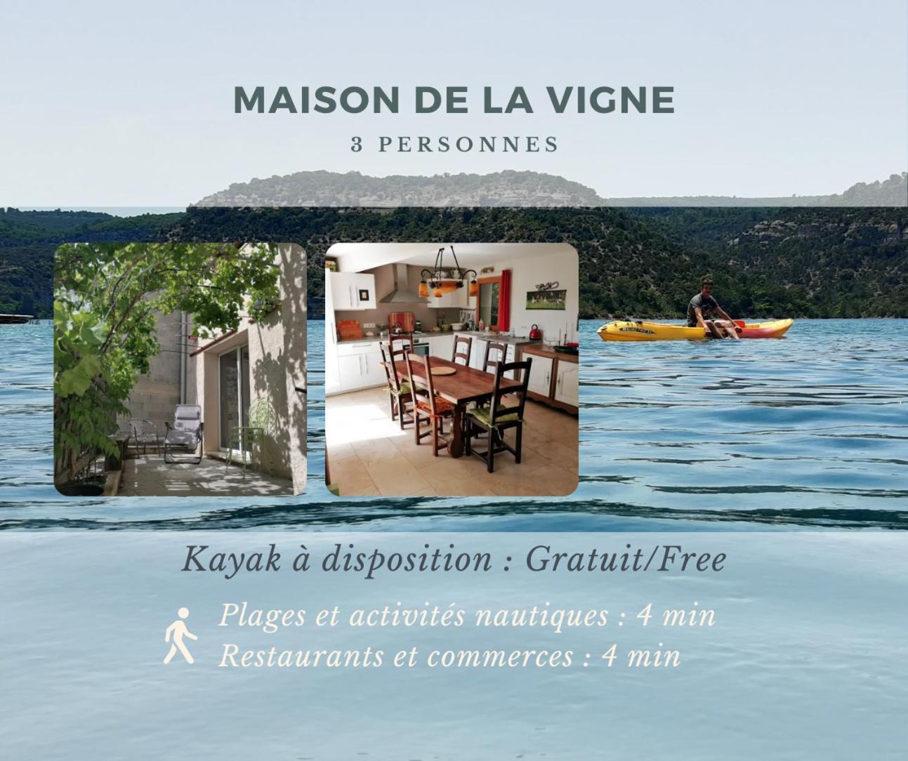 La Maison De La Vigne Bauduen Eksteriør billede